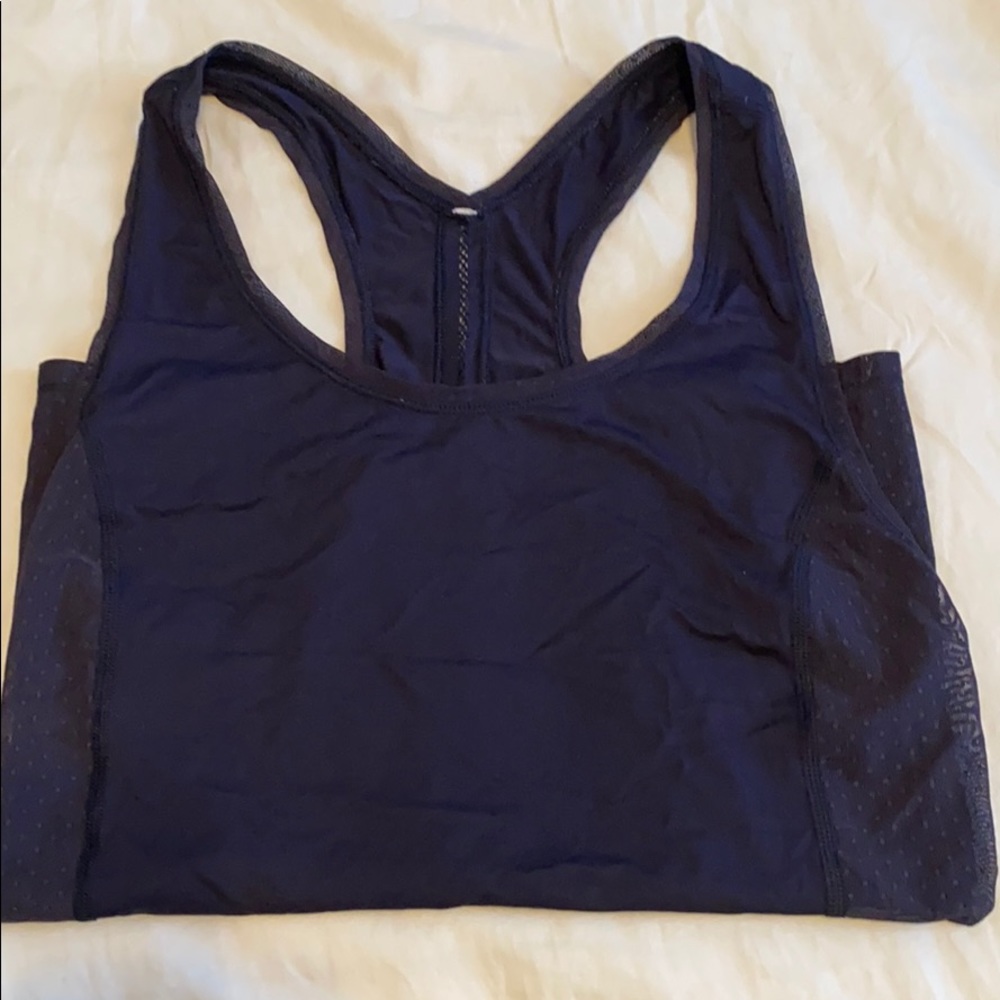 Lululemon Navy Racer Back Tank Top